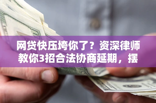 武汉网贷快压垮你了？资深律师教你3招合法协商延期，摆脱暴力催收！