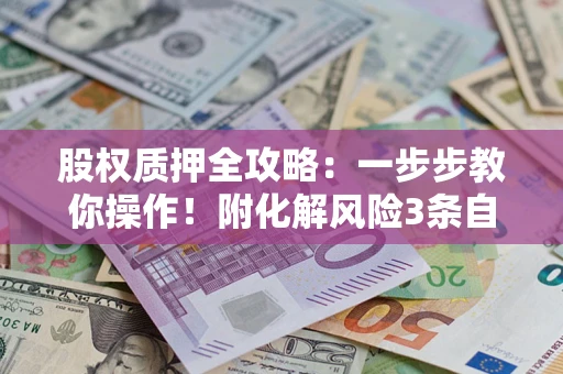 武汉股权质押全攻略：一步步教你操作！附化解风险3条自救法则