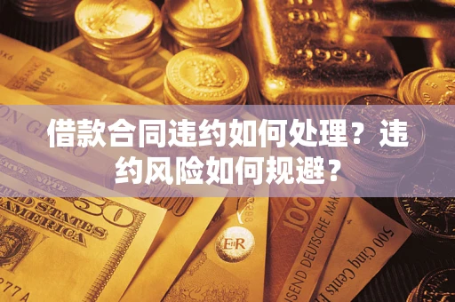 武汉借款合同违约如何处理？违约风险如何规避？