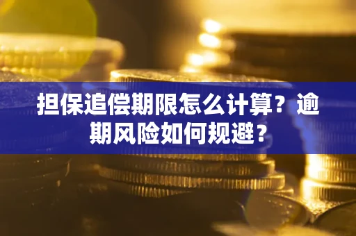 武汉担保追偿期限怎么计算？逾期风险如何规避？