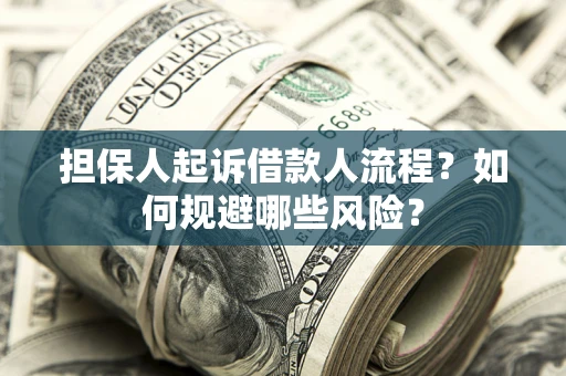 武汉担保人起诉借款人流程？如何规避哪些风险？